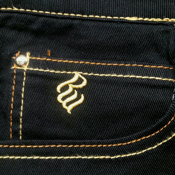 ROCAWEAR Midnight Black Bermudas size 7 NWOT short - Picture 8 of 8